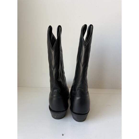 Masterson Cowboy Boots Leather RB915 Mens 9.5 Riding Boots Black